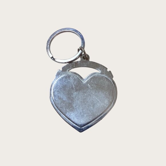 Australia Heart Shaped Keychain Keyring Kangaroo Design Travel Vacation - Picture 2 of 2